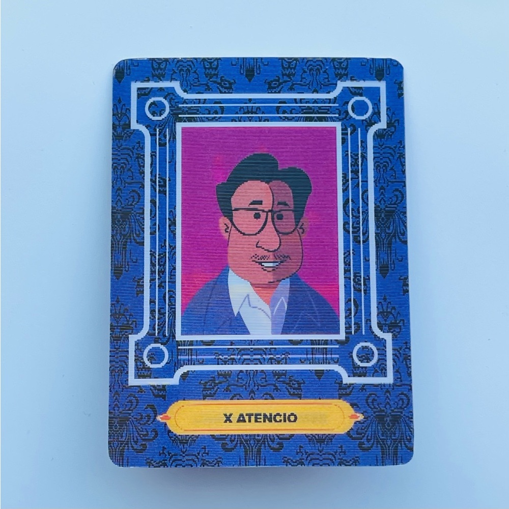 Disneyland Magic Key X Atencio HAUNTED MANSION Lenticular Trading Card